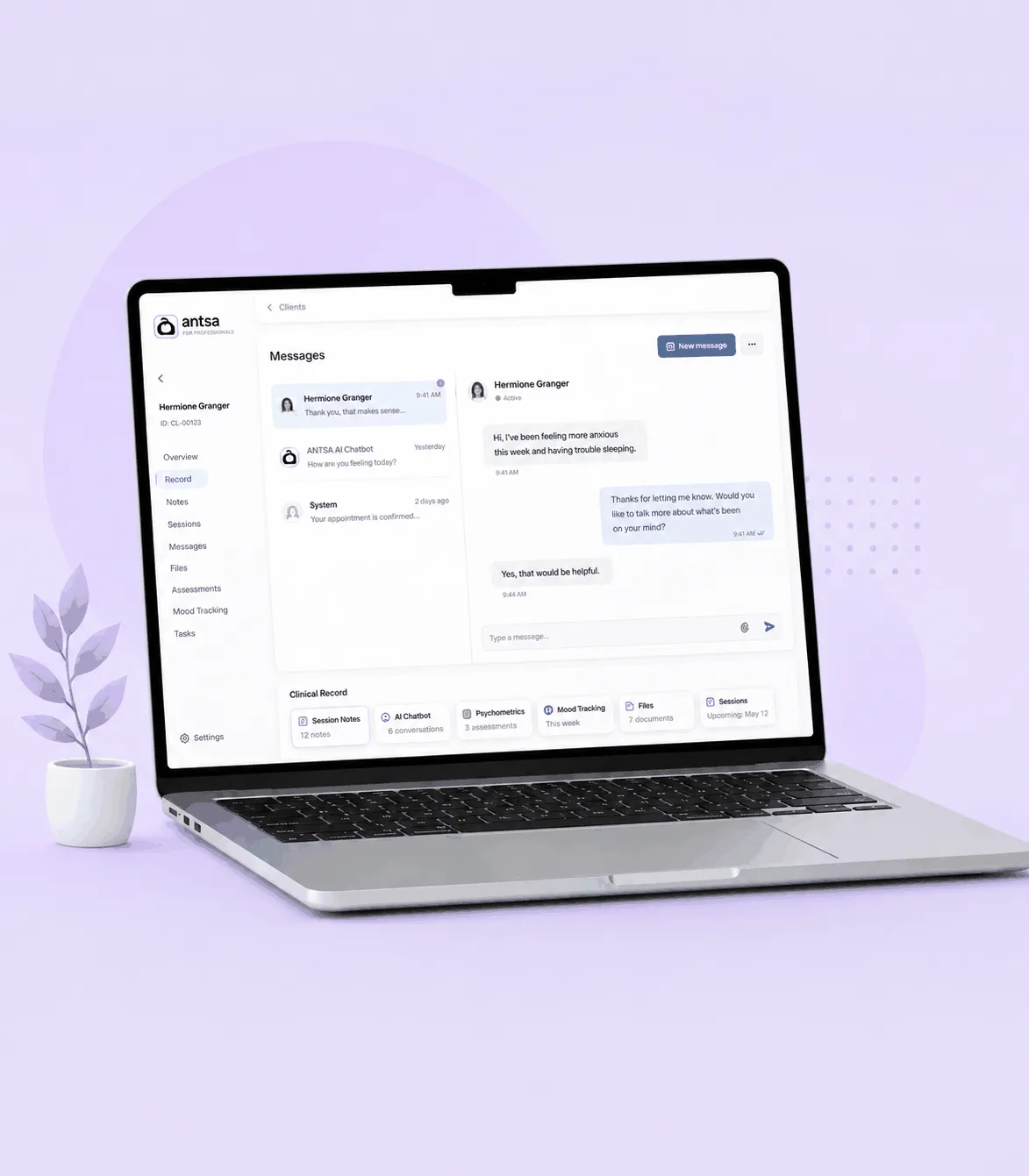 Client messaging